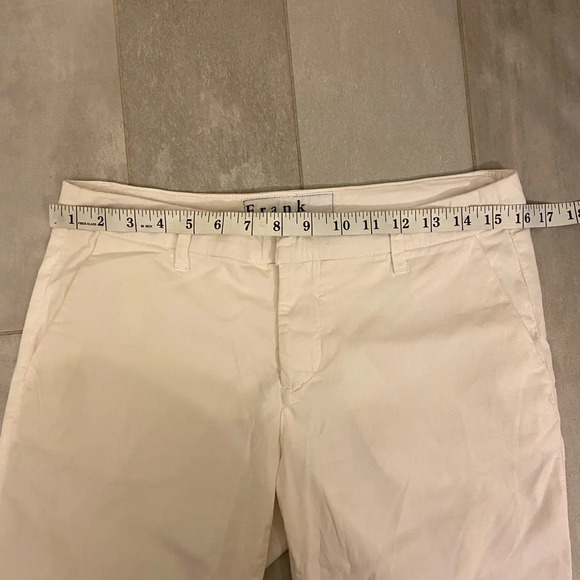 Frank & Eileen Wicklow Italian Chino Performance Twill Chalk Size 4 - Picture 4 of 7